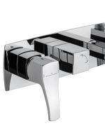 Смеситель для ванны встраиваемый WONZON & WOGHAND FLEX, Хром (WW-88889072-CR)