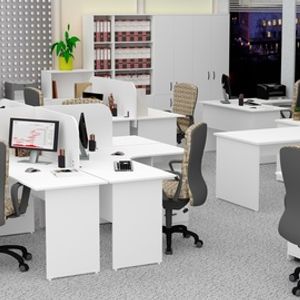 Офисная мебель Стандарт-Pro белый