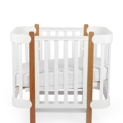 Кроватка-трансформер Happy Baby Mommy Lux, 140 х 70 см, белый