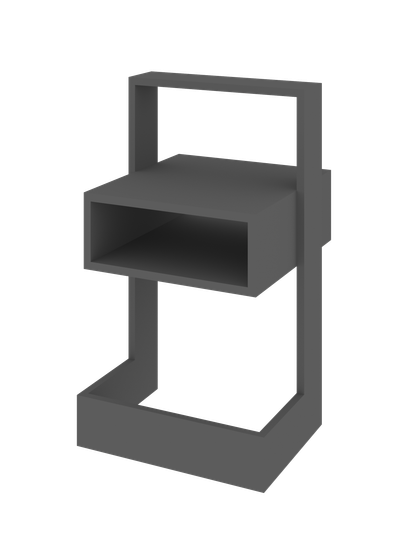 Тумба ЛАЙТ /400*700*400/ анкор белый / ирис