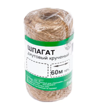 Шпагат джутовый Стройбат кручёный 1800 текс, 60 м, 1 шт.