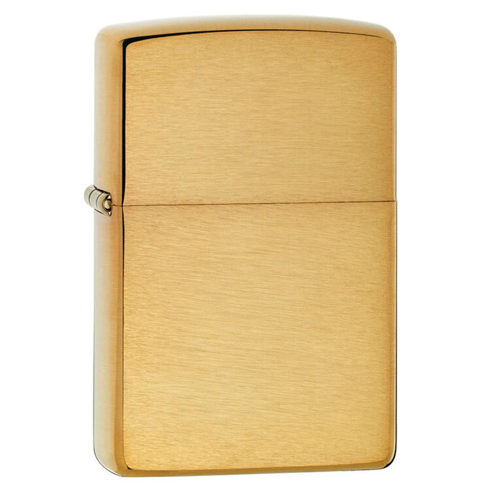 Зажигалка Zippo с покрытием Brushed Brass (204B)