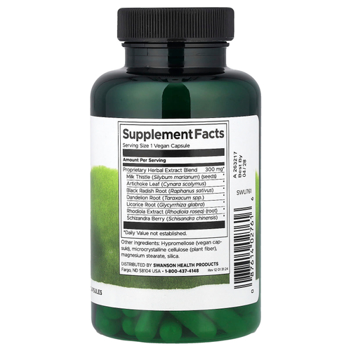 Swanson, Liver Tone, 120 веганских капсул