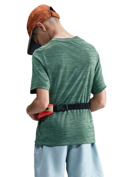 Футболка для мальчика теннисная Nike Boys Multi Dri-FIT Short-Sleeve - fir/clay green/white