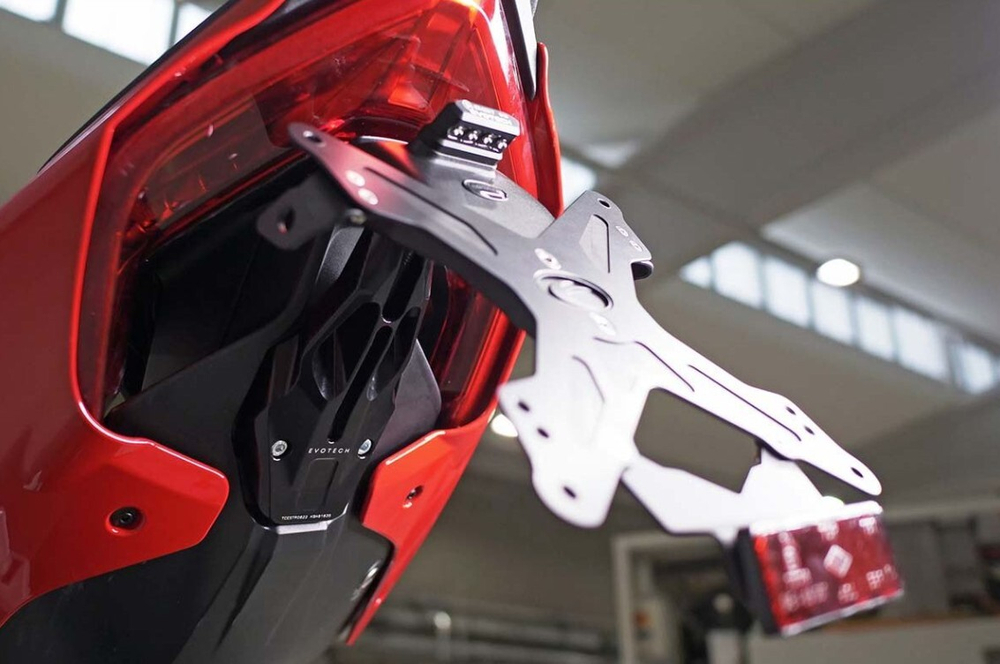 Evotech-rc Короткое крепление номерного знака Ducati Streetfighter V4 / V2 ESTR-0825