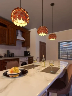 Люстра подвесная потолочная Brillight, диаметр 26,5 см