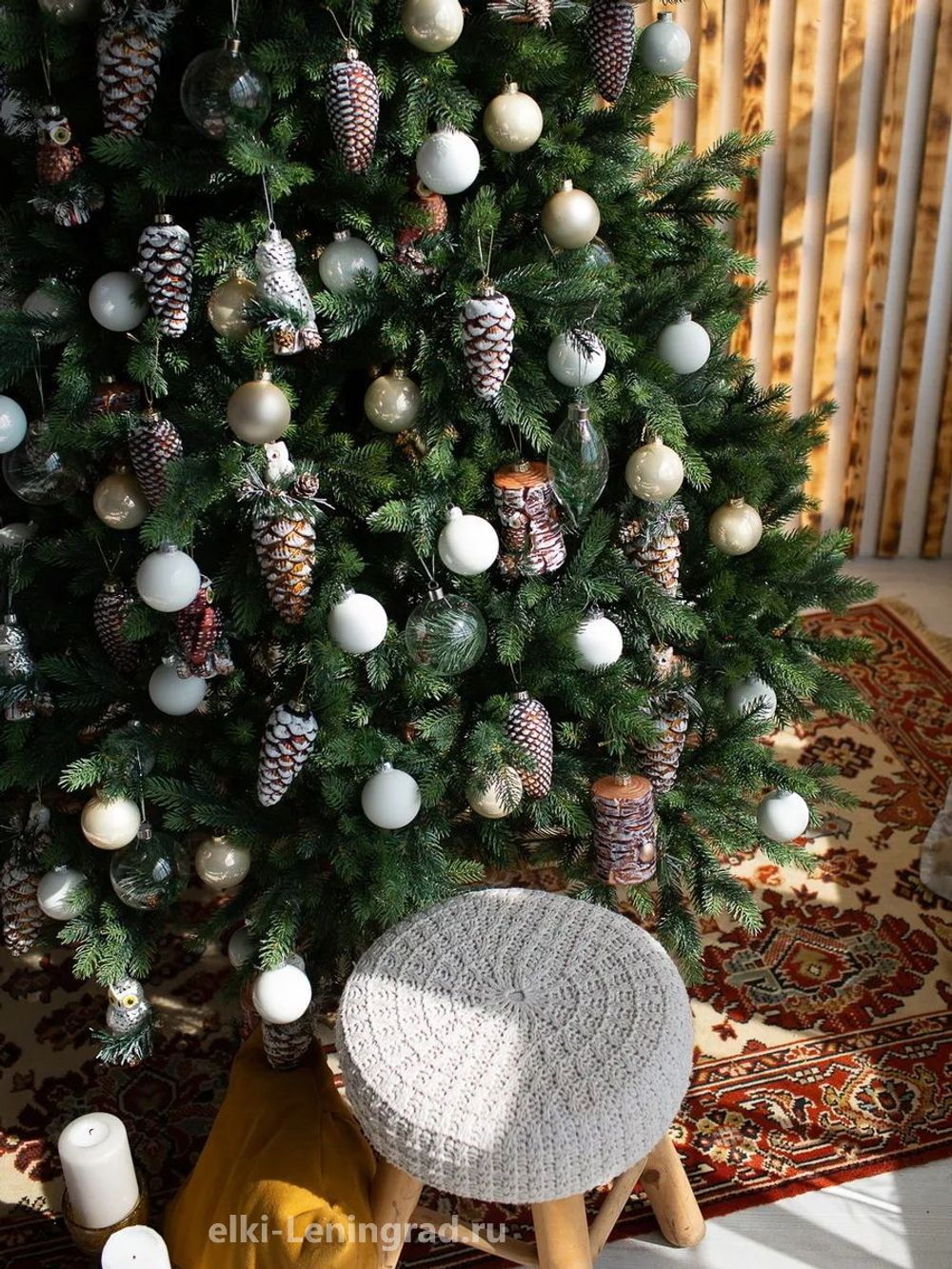 Ель искусственная «Брено» (Литая) 210 см / 2.1 м