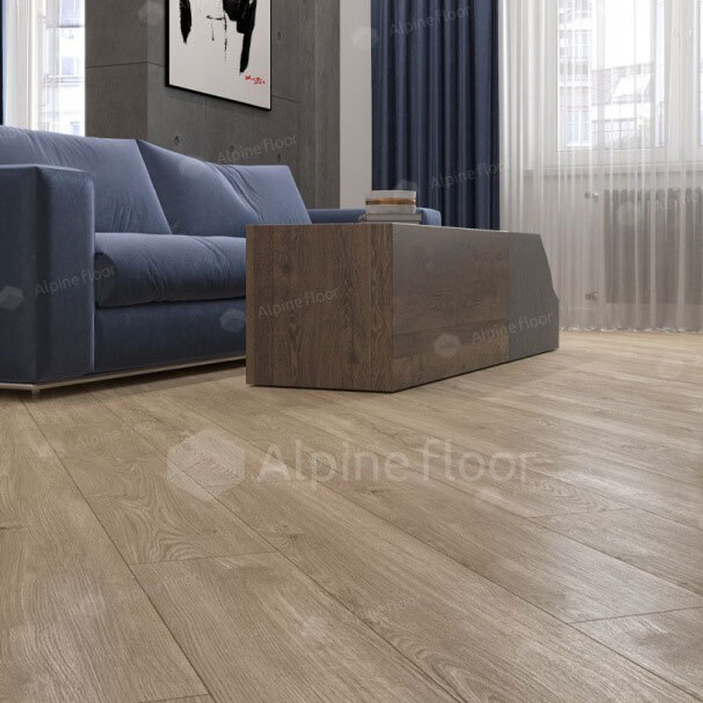 Кварцвиниловая плитка Alpine Floor Sequoia LVT ЕСО 6-2 Секвойя Коньячная