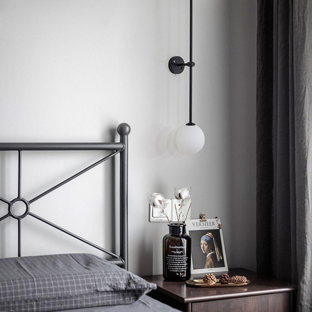 Настенный Светильник Lines Ball 200 Black By Imperiumloft