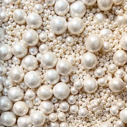 Посыпка сахарная декоративная белая 50г