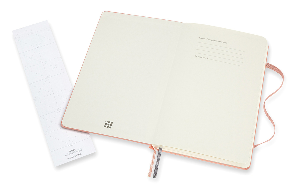 Блокнот Moleskine ART BULLET (ARTBULNT3D20) 13х21 см, 160 стр. в точку (пунктир), розовый коралл