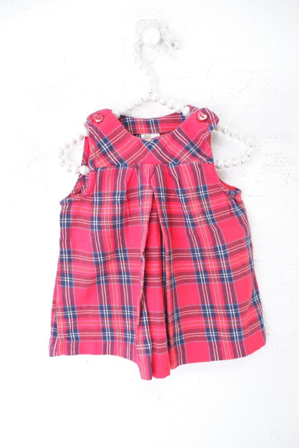 Платье H&M в клетку на 2/4 месяца