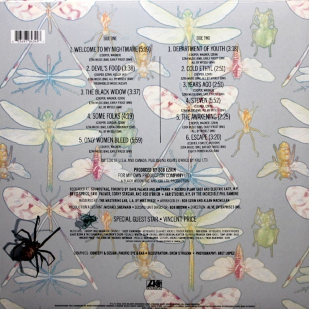 Alice Cooper / Welcome To My Nightmare (Limited Edition)(Clear Vinyl)(LP)