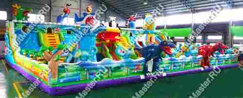 Коммерческий батут "Звериный городок" 24*15*6 м