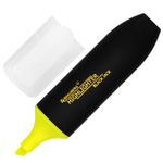 Текстовыделитель BRAUBERG "BLACK JACK", ЖЕЛТЫЙ, линия 1-5 мм, 151894