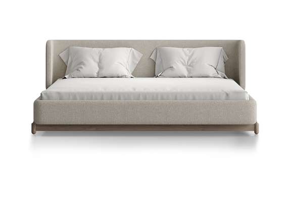 Кровать Basic спальное место 180*200 см (молочный, букле)