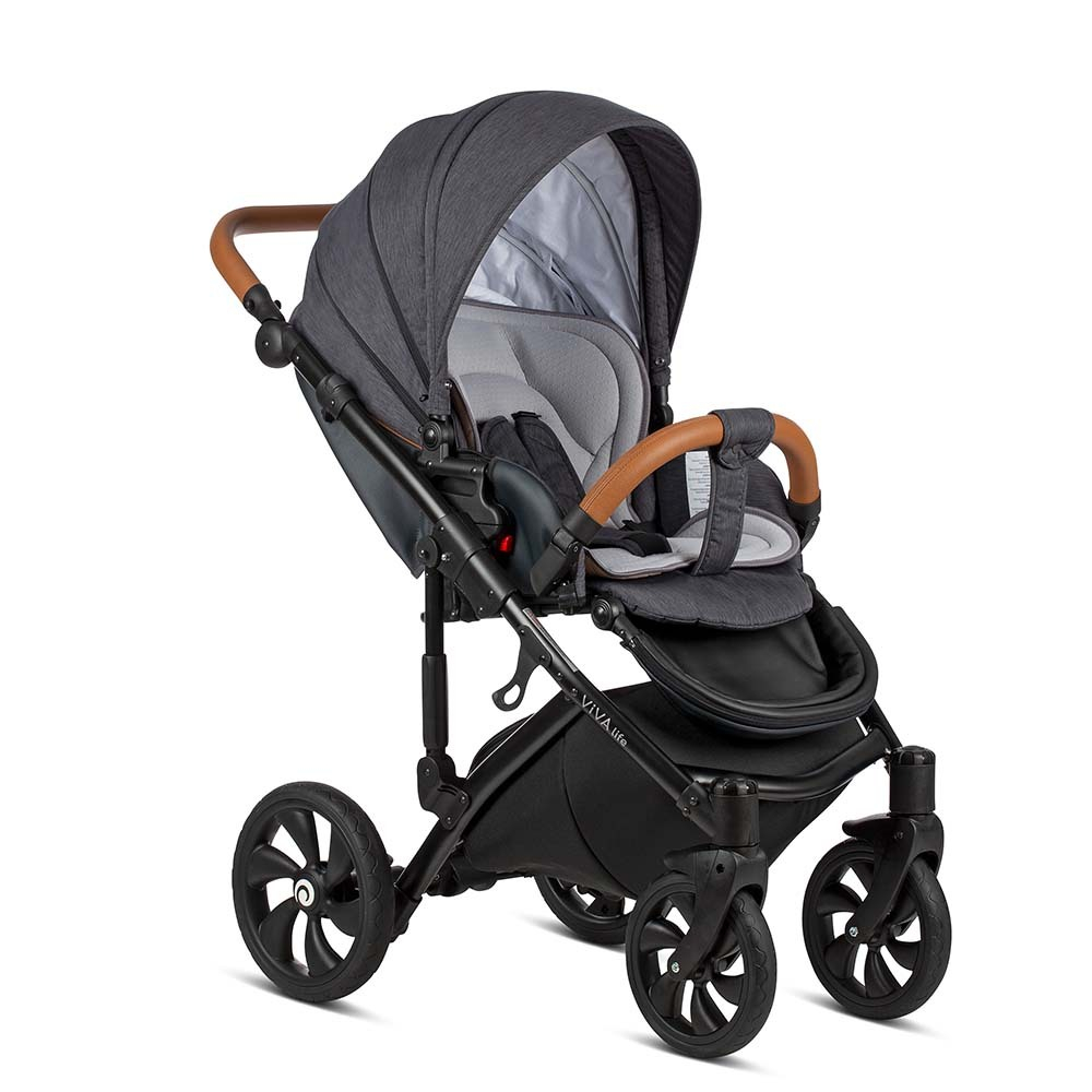 Коляска 2 в 1 Tutis Viva Life New 2019 №072 PERISCAPE (Серый)