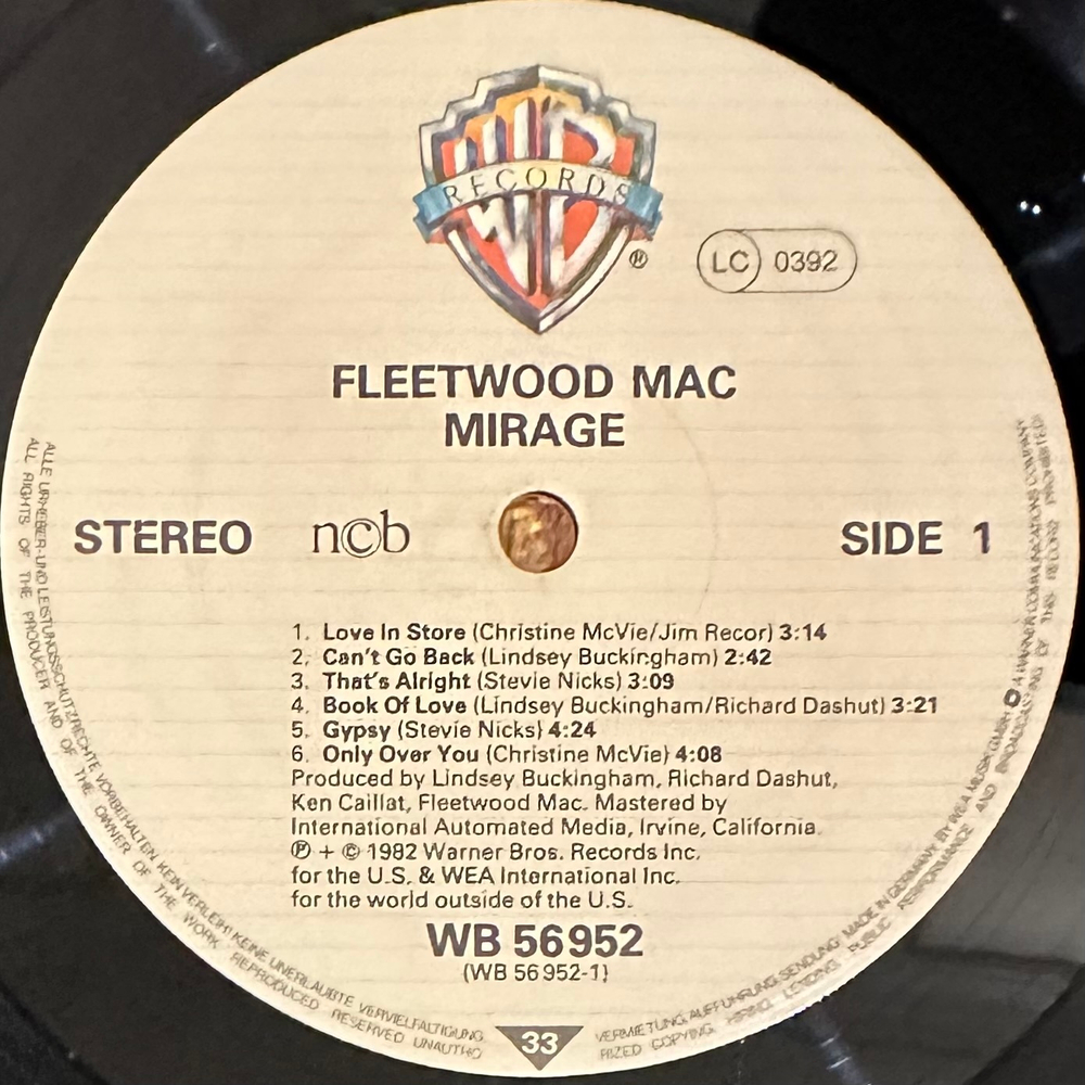 Fleetwood Mac- Mirage (Германия 1982г.)