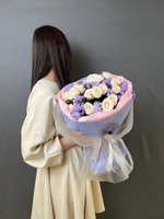 Букет-комплимент «Сиреневая ночь»