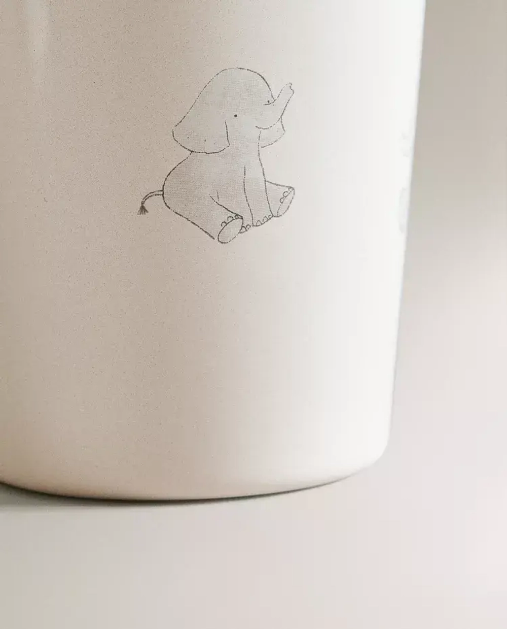 ZARA HOME ДЕТСКИЙ СТАКАН ДЛЯ ЗУБНЫХ ЩЕТОК, КРЕМОВЫЙ