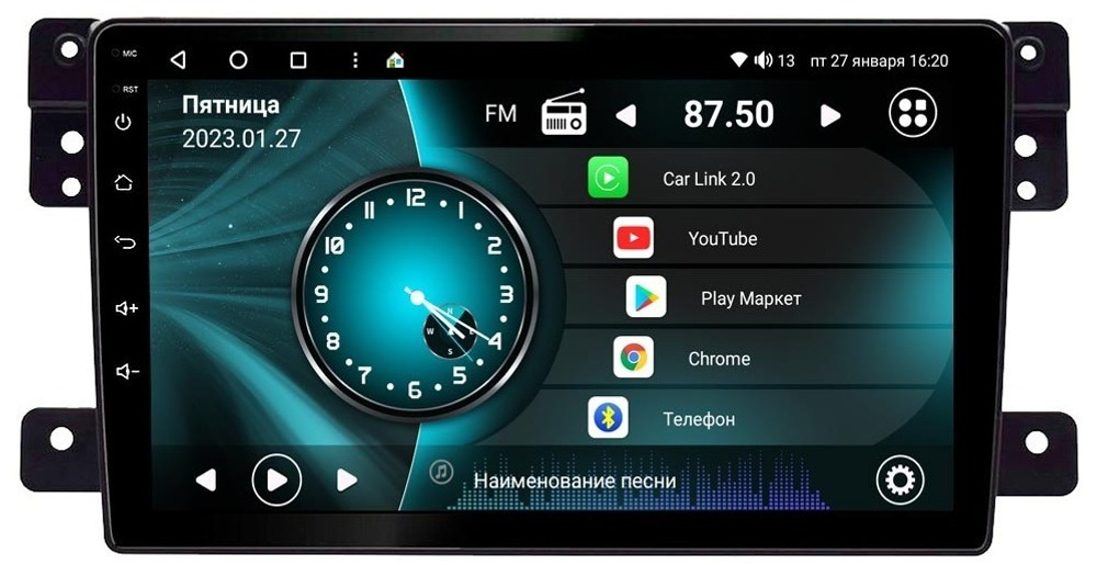 Магнитола для Suzuki Grand Vitara 2005-2016 - Vaycar VA75-0053 на Android 13, 8-ядер, 2Гб-32Гб, 4G SIM-слот
