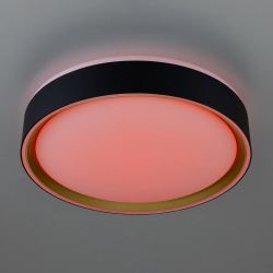 Citilux BOSS CL751251G LED RGB Светильник с пультом Чёрный с Золотом