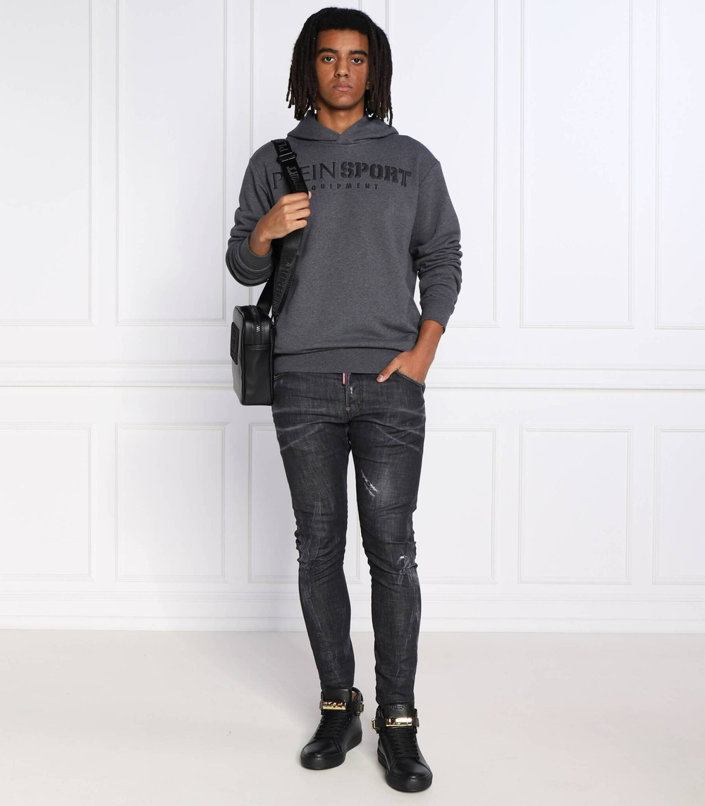 Худи Plein Sport - серый(MJB2756 PJO002N)