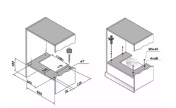 Встраиваемая вытяжка Candy CVXT64SX