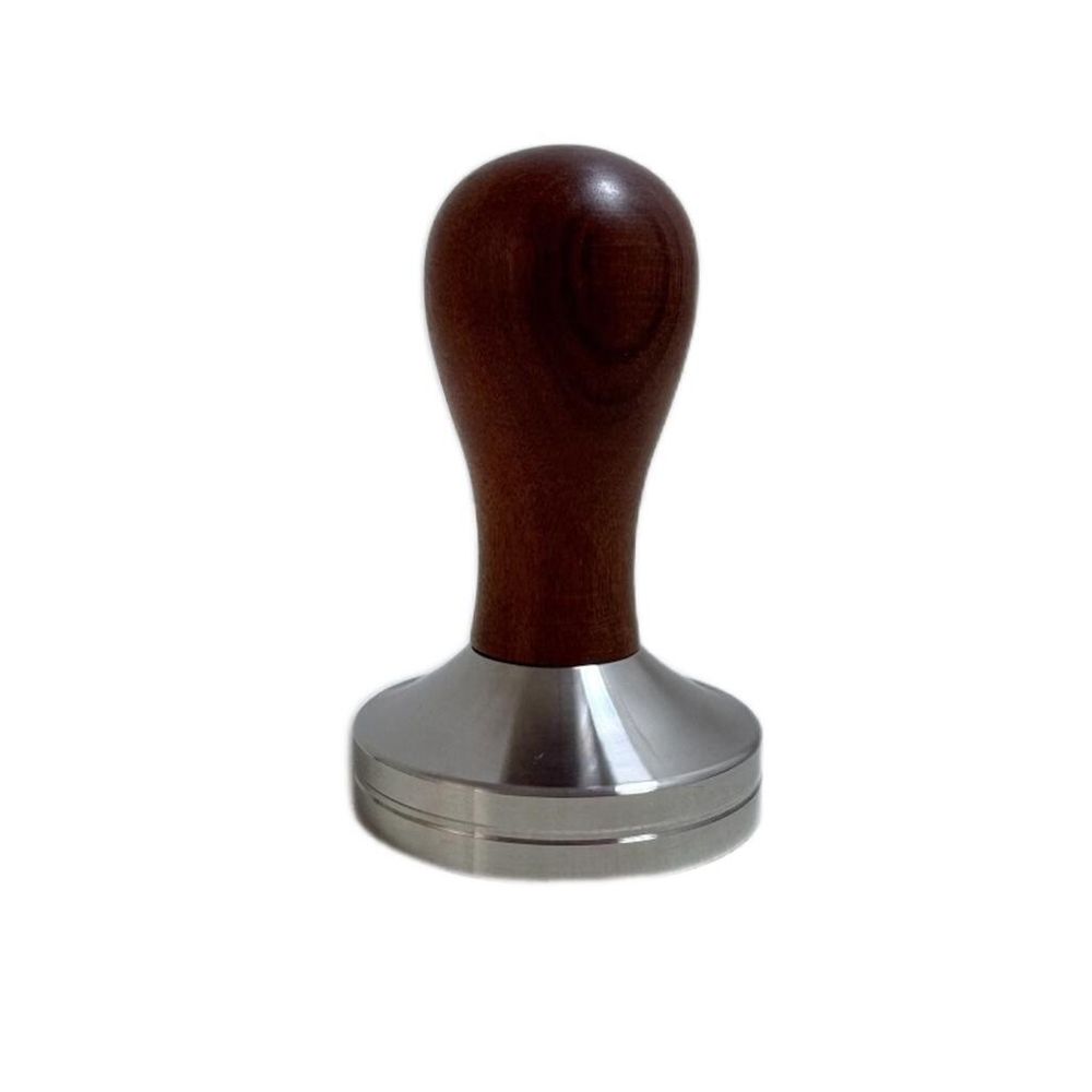 Темпер для кофе d 58 мм h9,1 см нерж. дерев. ручка коричневый P.L.- Barbossa