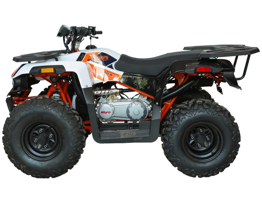 Квадрицикл KAYO AU180 (белый пластик 2024 г.) (ПТС)