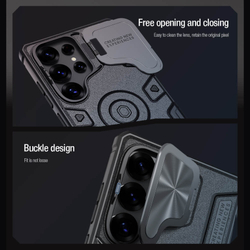 Противоударный чехол с защитой камеры Nillkin CamShield Armor PROP Case для Samsung Galaxy S25 Ultra