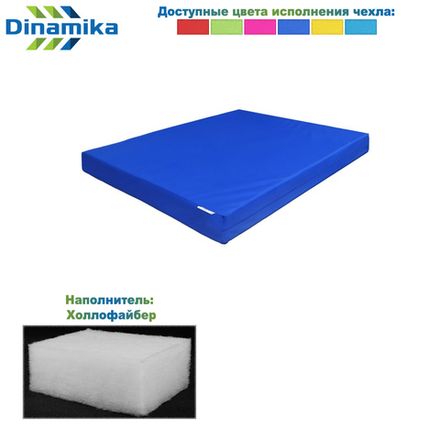 Мат гимнастический 1000х1000х100 оксфорд (холлослеп/холлофайбер)