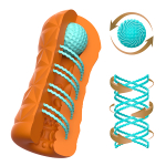 Оранжевый мастурбатор 14,5см в колбе Pretty Love Victoria Cheney Masturbation Sleeve BM-009229T6-1