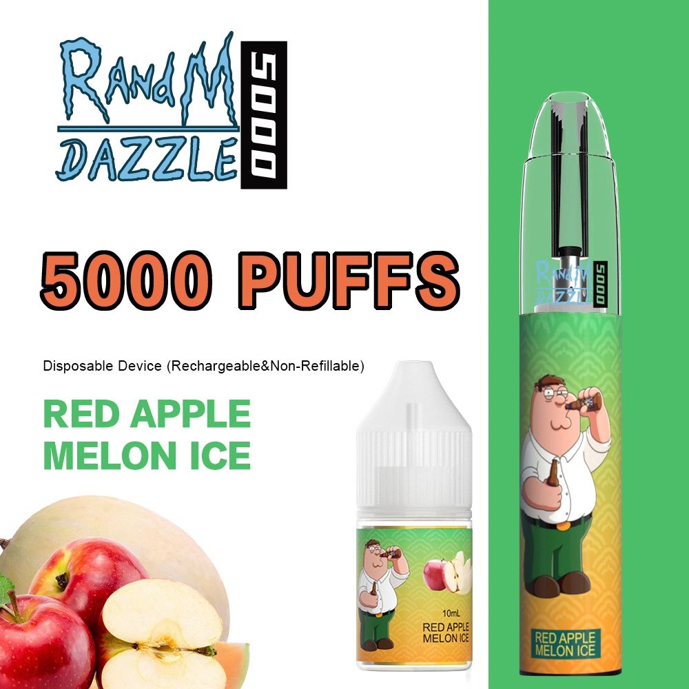 RandM Dazzle 5000 - Red Apple Melon Ice (5% nic)