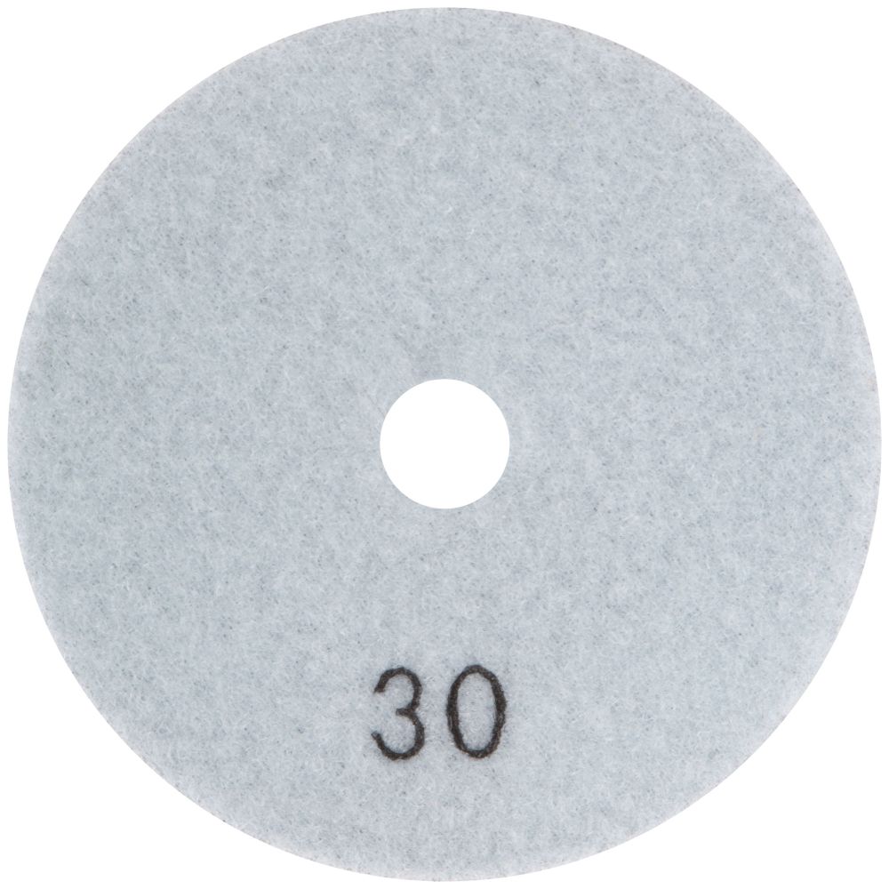39850 Алмазный гибкий шлифовальный круг 100 мм, Р 30, АГШК (липучка), сухое шлифование, FIT
