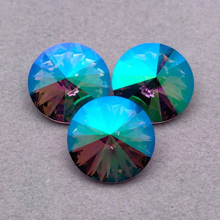 Swarovski 1122 Rivoli, Crystal Paradise Shine F