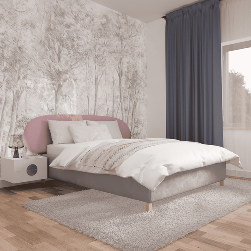 Двуспальная кровать с подъемным механизмом Эллипс, 160х200