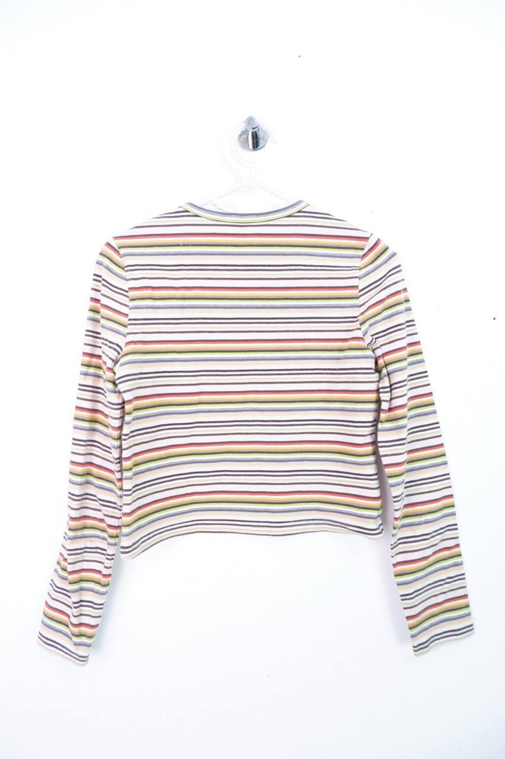 Лонг в разноцветную полоску, визуально на 42 размер