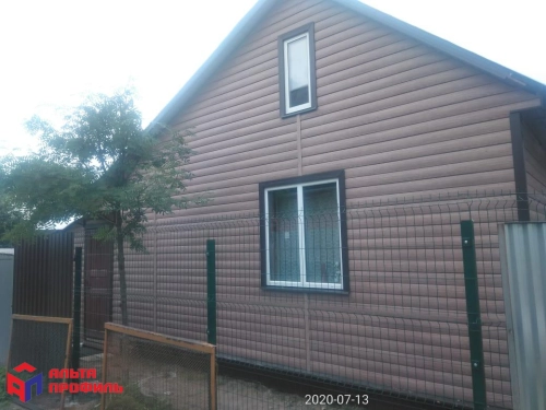 Сайдинг виниловый Альта-Профиль Корабельный брус Канада+ Люкс Орех 3000х230 мм