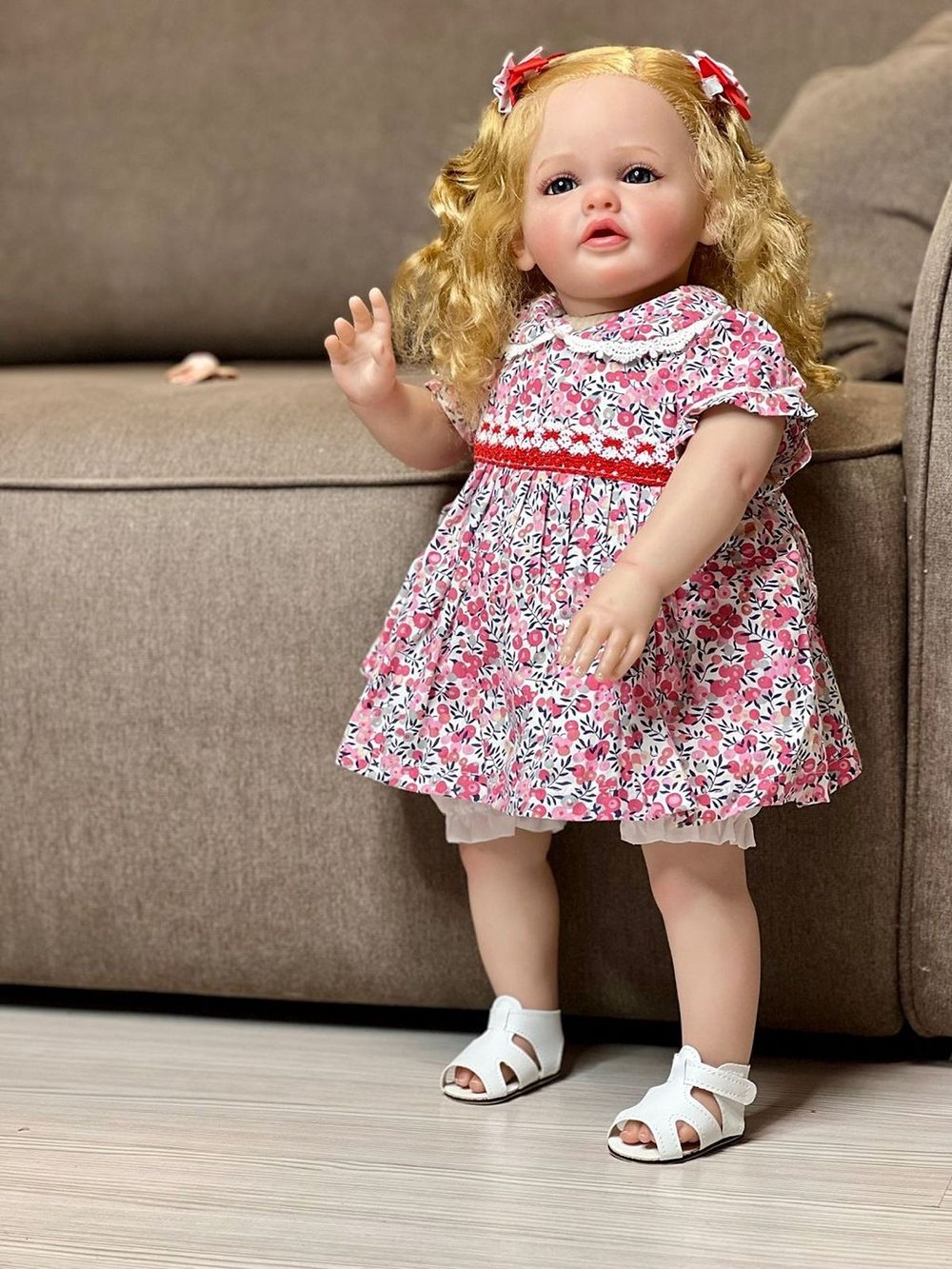 Кукла Реборн мягконабивная 60см в пакете (FA-176)