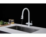 Смеситель для кухни Paulmark Lange La214212-WH белый матовый