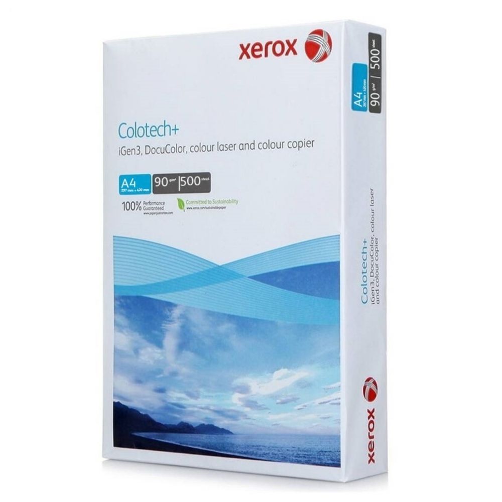 Бумага XEROX Colotech Plus Blue, 90г, A4, 500 листов (кратно 5 шт)