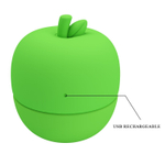 Зеленый клиторальный стимулятор в форме яблочка Apple Secret (Цвет: зеленый)