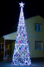 Светодиодная конструкция елка-конус "Карнавал"