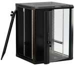 Шкаф настенный 19", 6U Hyperline TWB-0666-GP-RAL9004