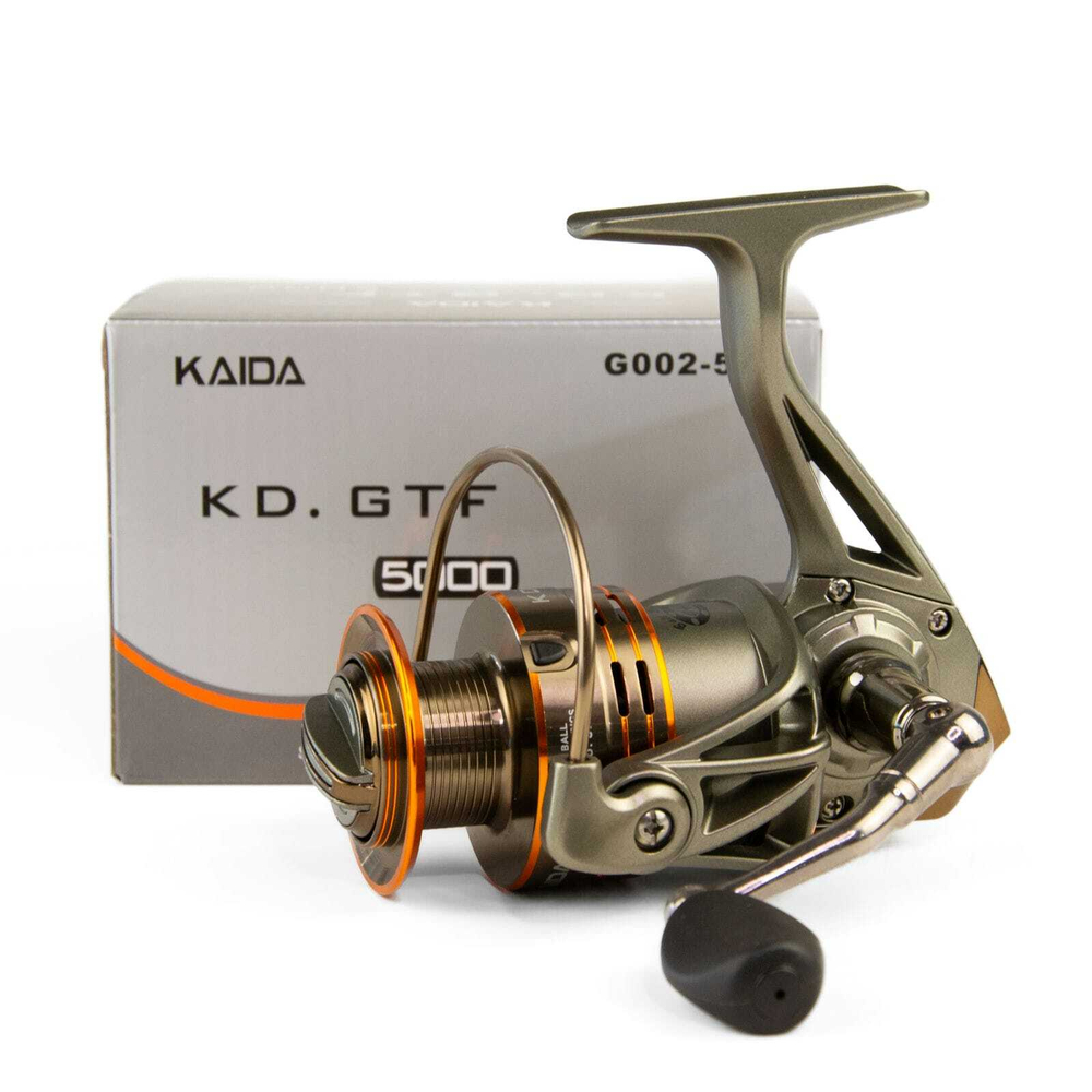 Катушка безынерционная Kaida KD.GTF G002-50A (5000, 4+1BB, мет.шпуля)