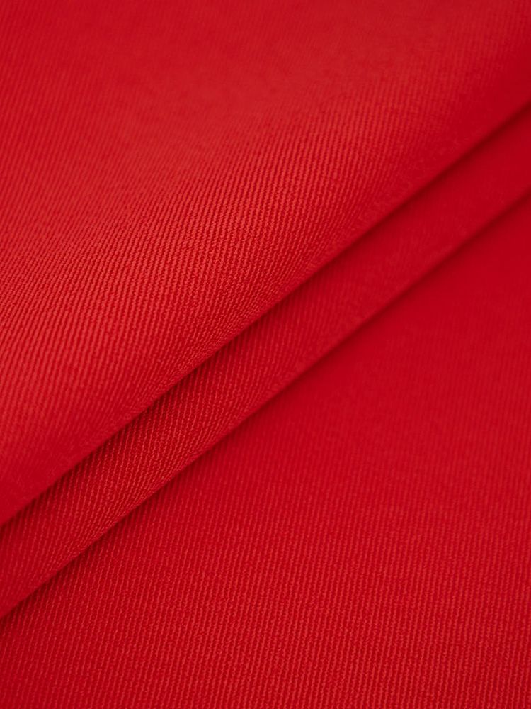 Ткань Пикачу, 240 гр/м2, п/э-95%, спандекс-5%, 150 см, Яркий красный