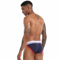 Мужские трусы танга темно-синие Addicted AD3014-16