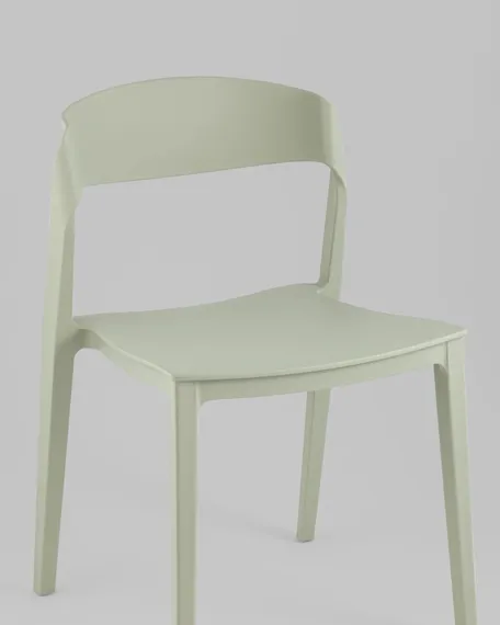 Стул Moris пластик серо-зеленый