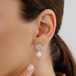 Серьги из серебра pearl